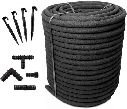 Agritrade AK Special Set Porous Pipe 200m + Ground Stakes + Connectors Water