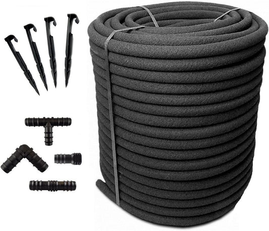 Agritrade AK Special Set Porous Pipe 200m + Ground Stakes + Connectors Water