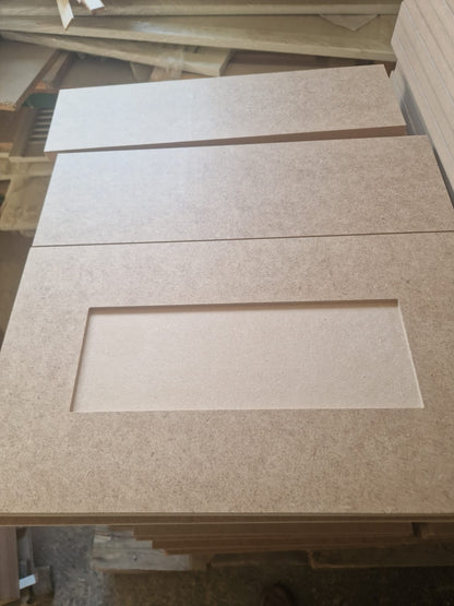 Replacement Kitchen Cabinet Door Shaker 85mm Frame Primed or Raw MDF