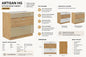 ARTISAN Modular Kitchen – White Gloss or Cappuccino Gloss - PARTS option