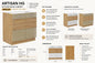 ARTISAN Modular Kitchen – White Gloss or Cappuccino Gloss - PARTS option