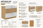 ARTISAN Modular Kitchen – White Gloss or Cappuccino Gloss