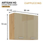 ARTISAN Modular Kitchen – Cappuccino Gloss - PARTS option