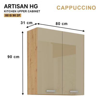 ARTISAN Modular Kitchen – White Gloss - PARTS option
