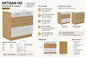 ARTISAN Modular Kitchen – White Gloss or Cappuccino Gloss