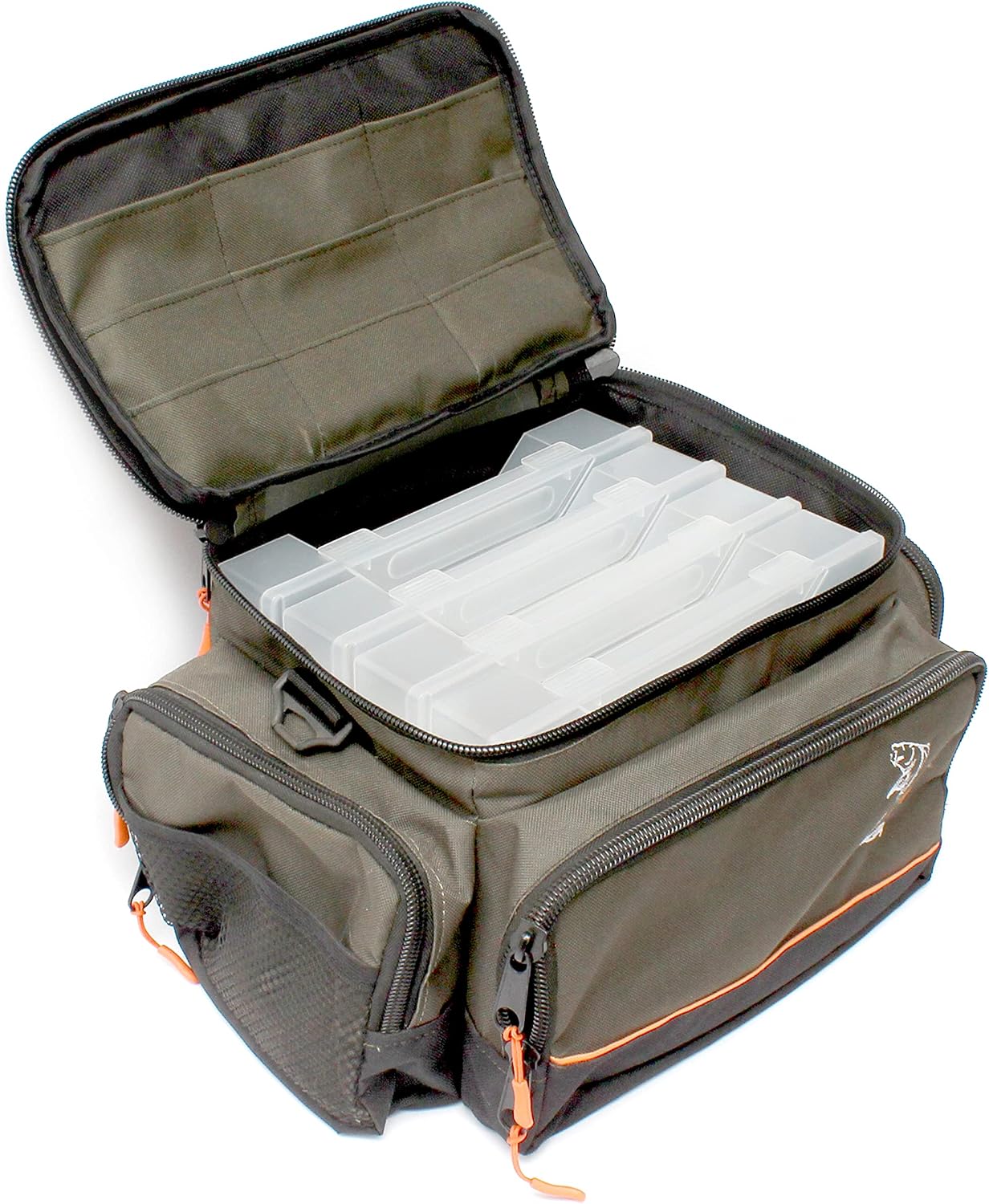 Fishing Tackle Bag Large Waterproof Carryall Carp Feeder Lure Storage - 600D