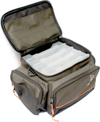 Fishing Tackle Bag Large Waterproof Carryall Carp Feeder Lure Storage - 600D