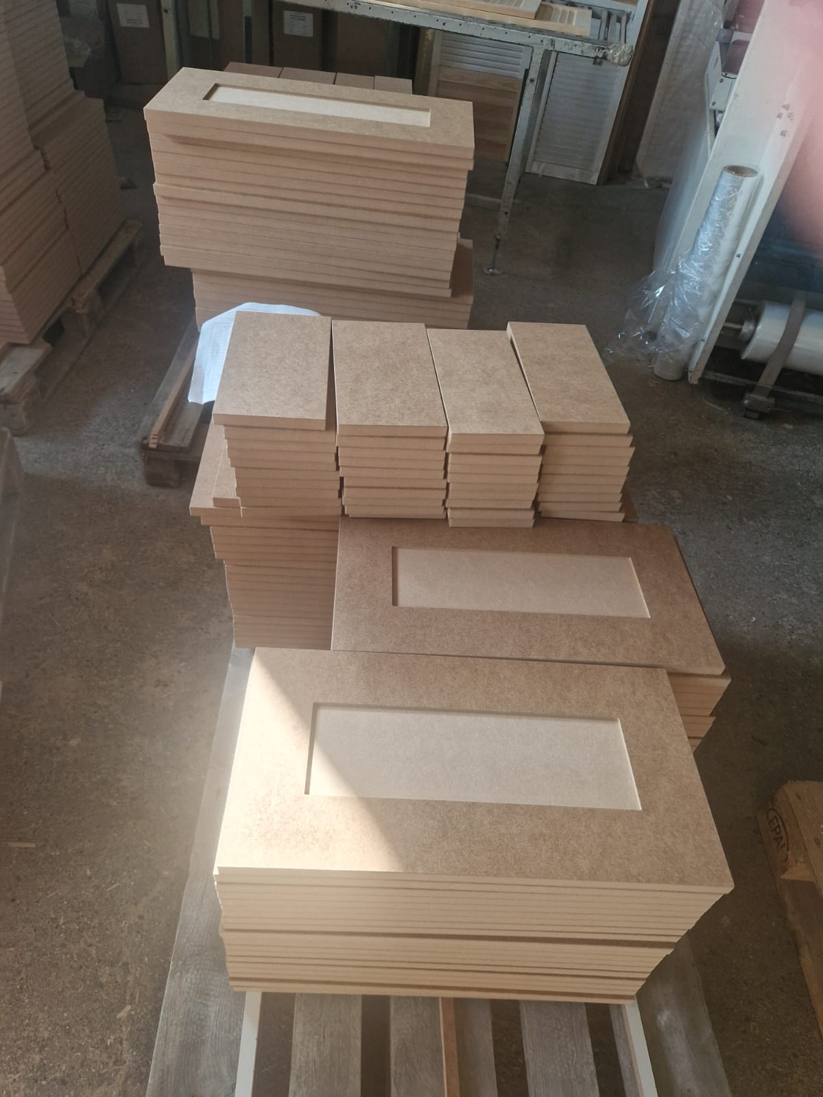 Replacement Kitchen Cabinet Door Shaker 85mm Frame Primed or Raw MDF