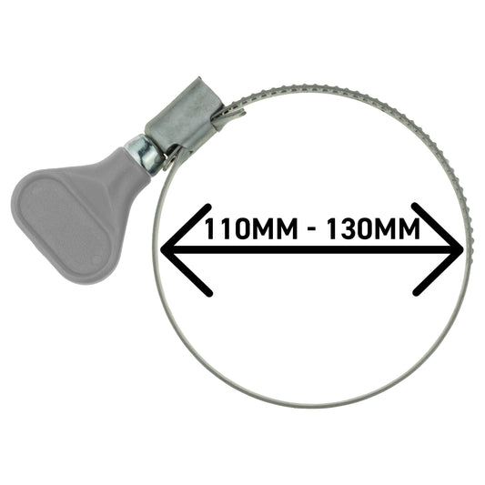 A2 Adjustable Grip Hose Clamp for Hoses 110mm-130mm