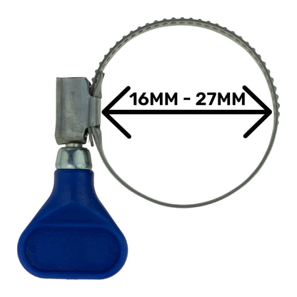 A2 Adjustable Grip Hose Clamp, Suitable for 16mm to 27mm