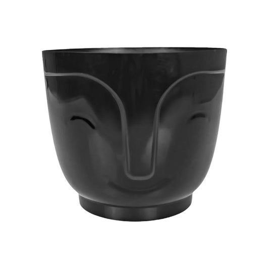 Atena Decorative Pot 140mm Black – No Drainage Hole
