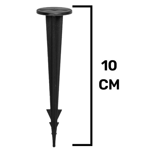 10cm Large Plastic Fixing Pegs for Weed Control Fabric