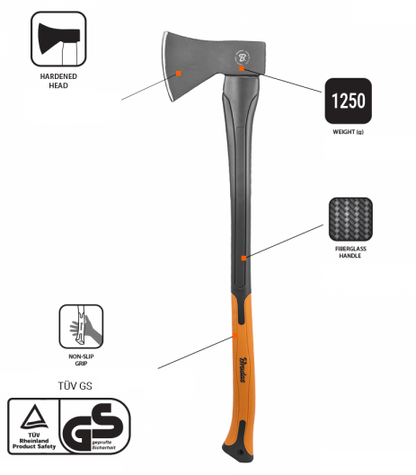 1250g Fibreglass Universal Axe