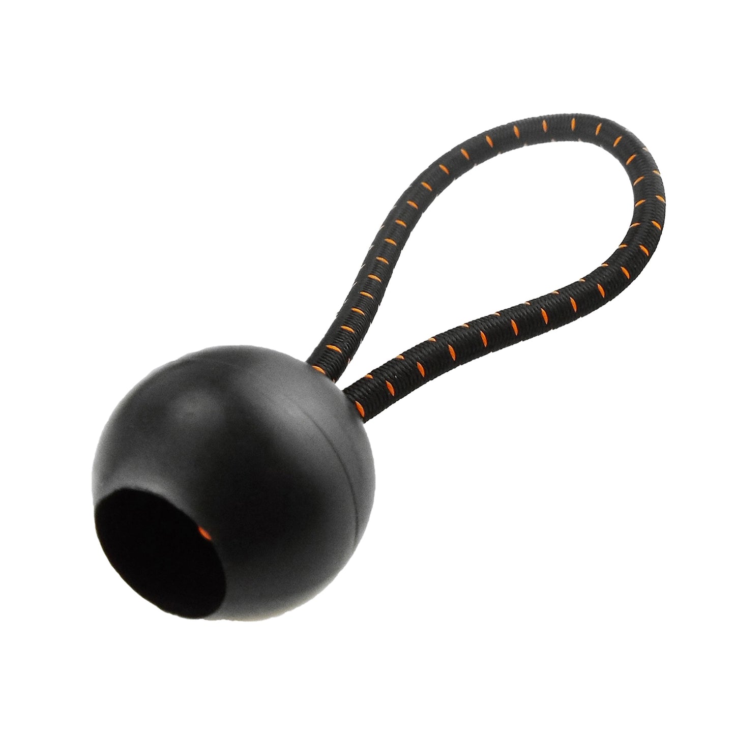 4” Elastic Black Bungee Tie with Ball
