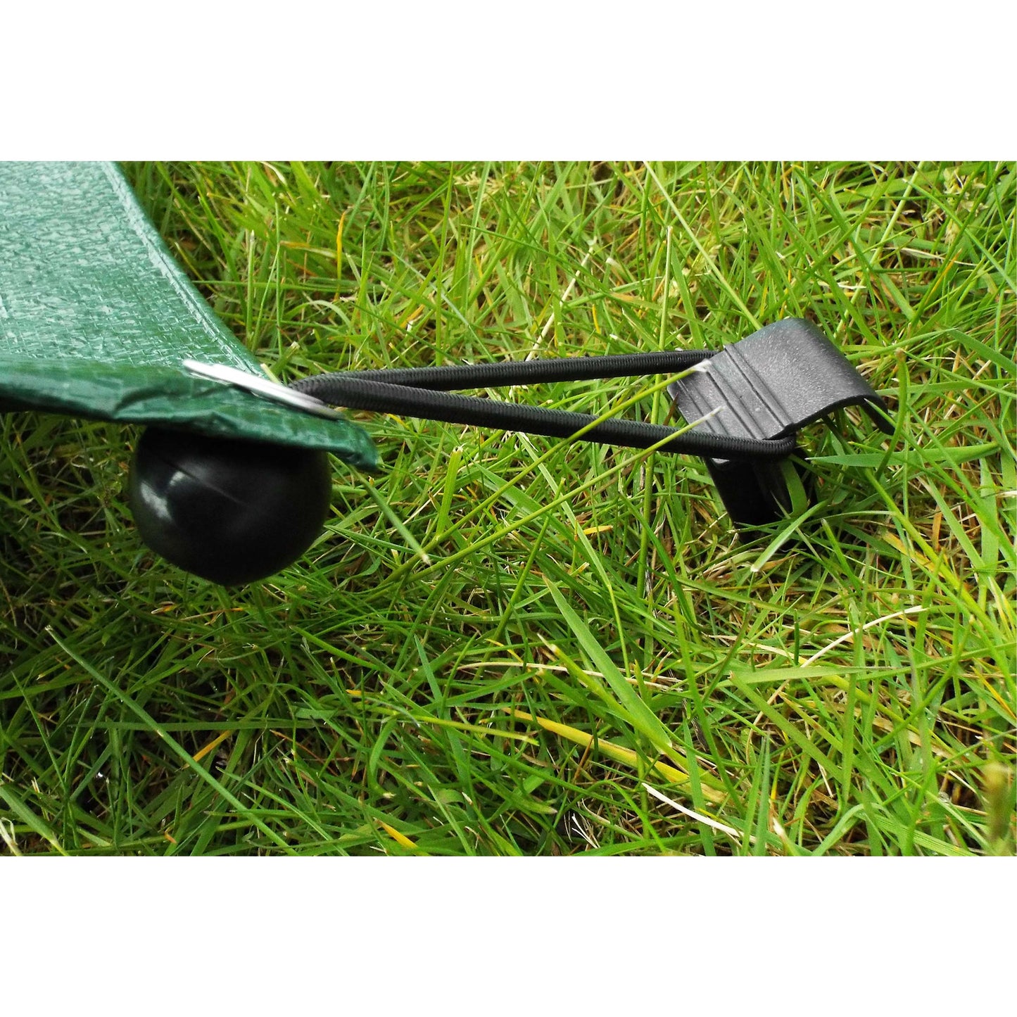 Mixed Size Black Bungee Balls (4", 6", 10") - Pack of 30
