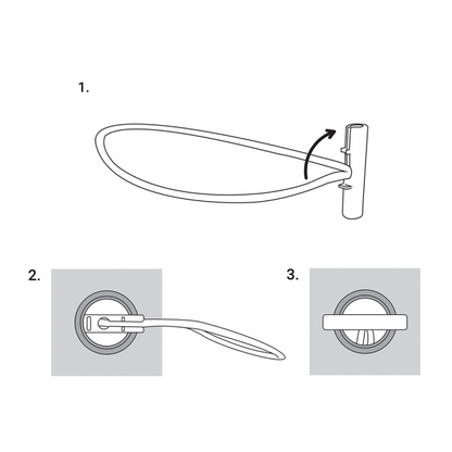 6’’ Elastic Bungee Cord with T-Bar Handle