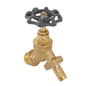 Outdoor Garden Tap 1/2" 3/4" BSP Brass Nickel Nylon Hose Connector Barb Options