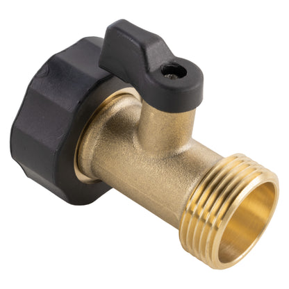 ¾” BSP Female to Male Brass Inline Valve