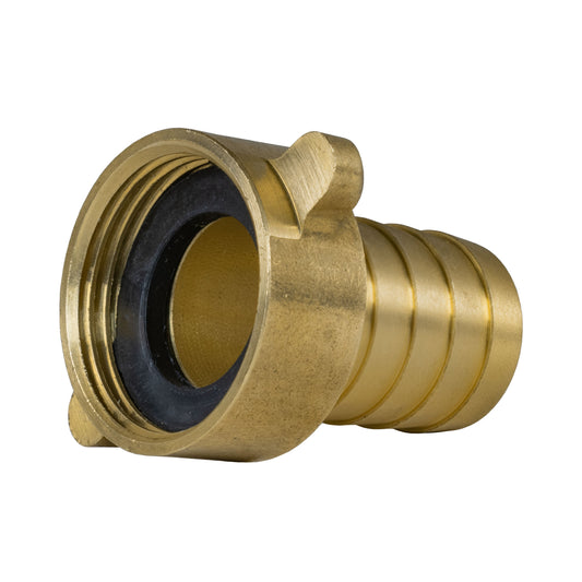 Brass Hose Connector 1" BSP Female – 19mm Adapter