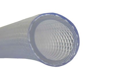 Transparent Reinforced PVC Hose Pipe – 8 mm × 1.6 mm