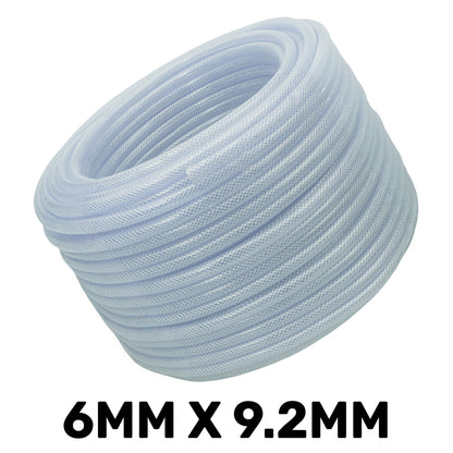 Transparent Reinforced PVC Hose Pipe – 6 mm × 1.6 mm