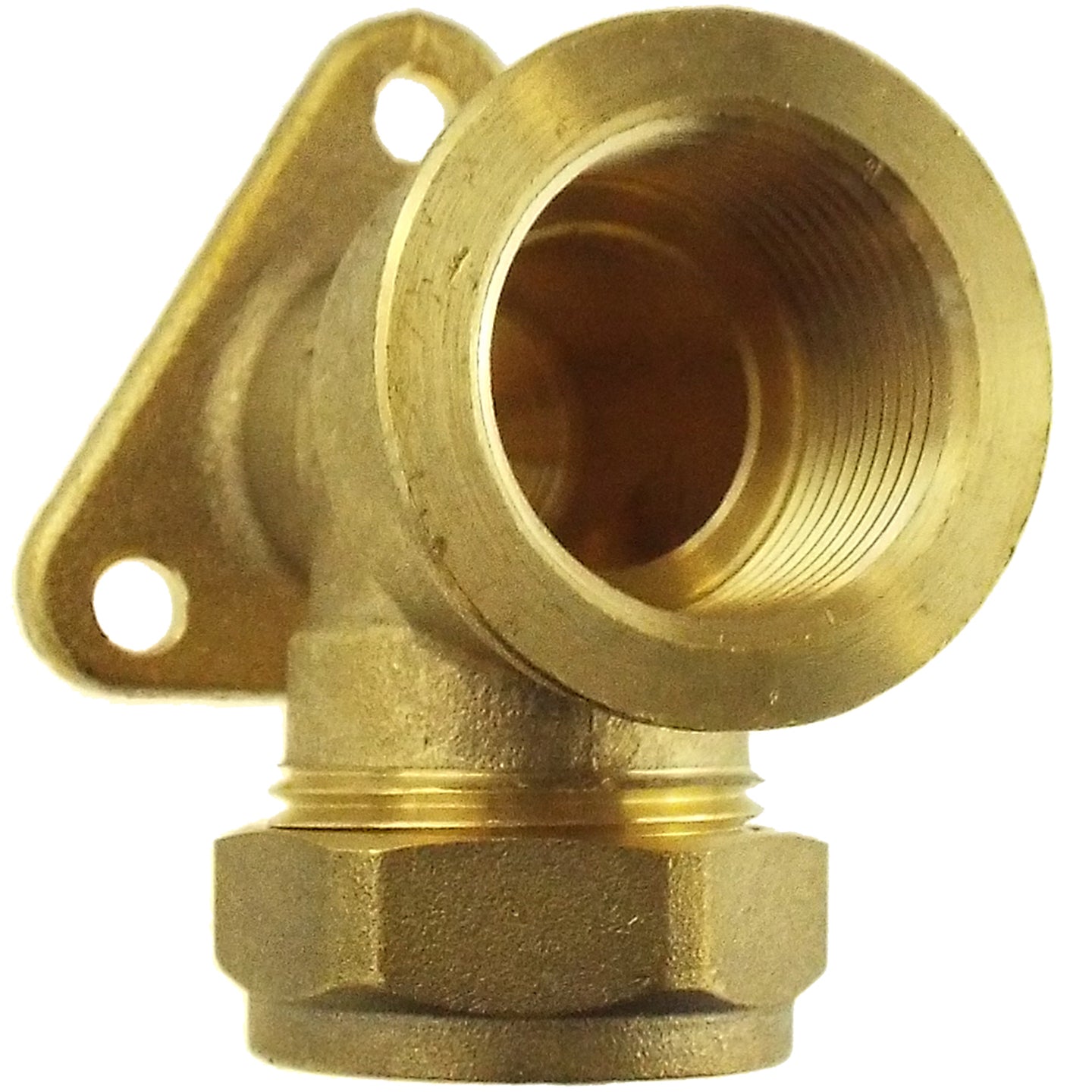 22mm Copper Pipe with ¾" BSP Female Thread for Wall Mounting