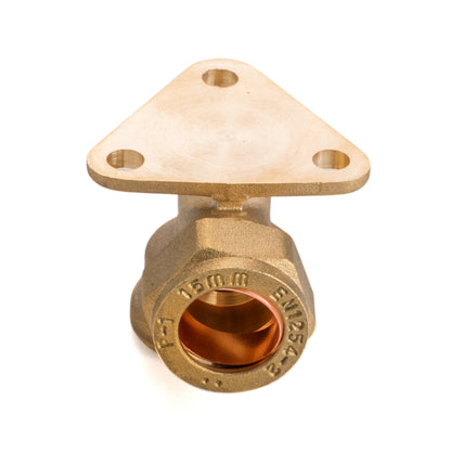 15mm Brass Tap & Wall Mount Set with Hose Barb and Side Lock Lever