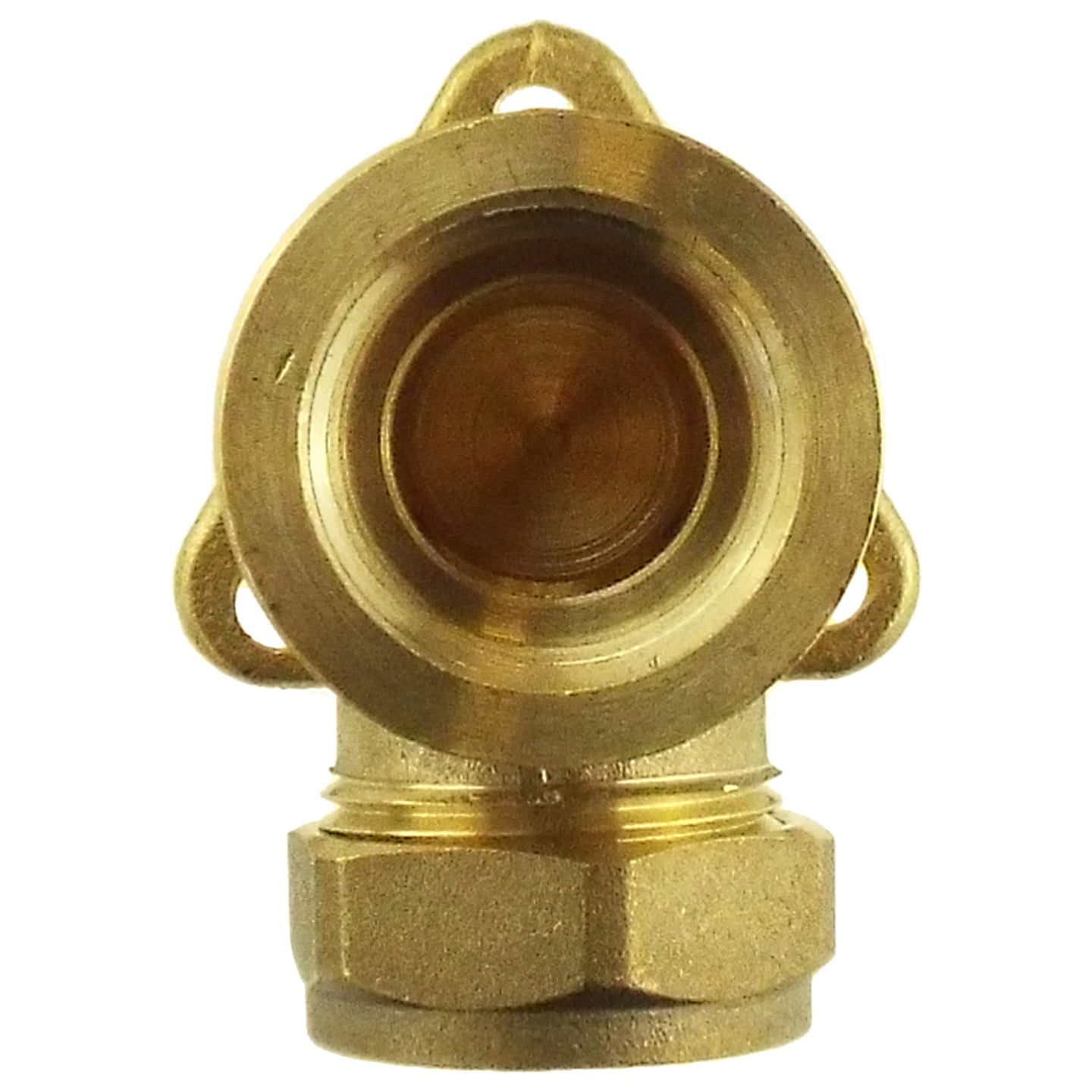 22mm Brass Wall Flange Kit with Brass Quick-Release Tap
