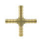 Brass 6mm Cross Connector