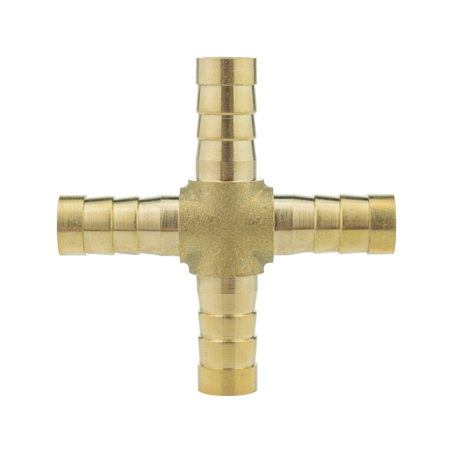 Brass 8mm Cross Connector