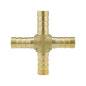 Brass 8mm Cross Connector