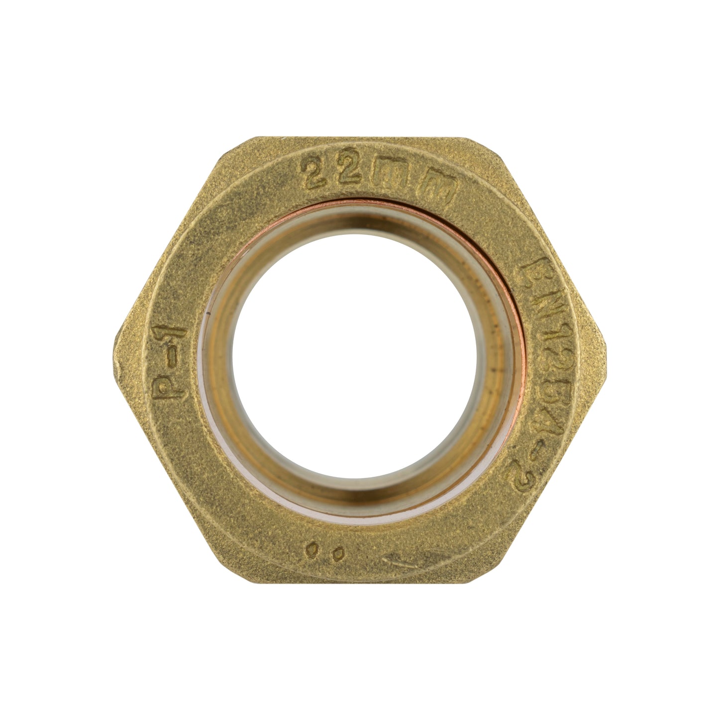 Brass Compression Straight Fitting 22mm x 3/4" BSP Male
