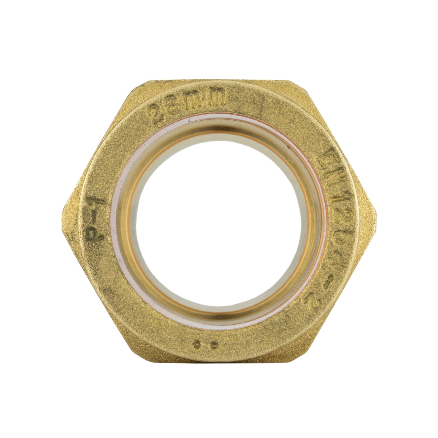 Brass Compression Straight Fitting 28mm x 1" BSP Male