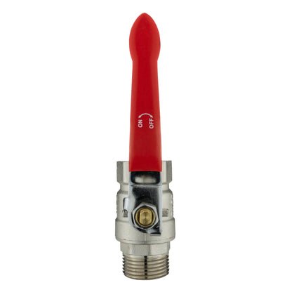 25mm MDPE Wall Flange Set with Lever Valve and 25mm Barbed Geka Connectors