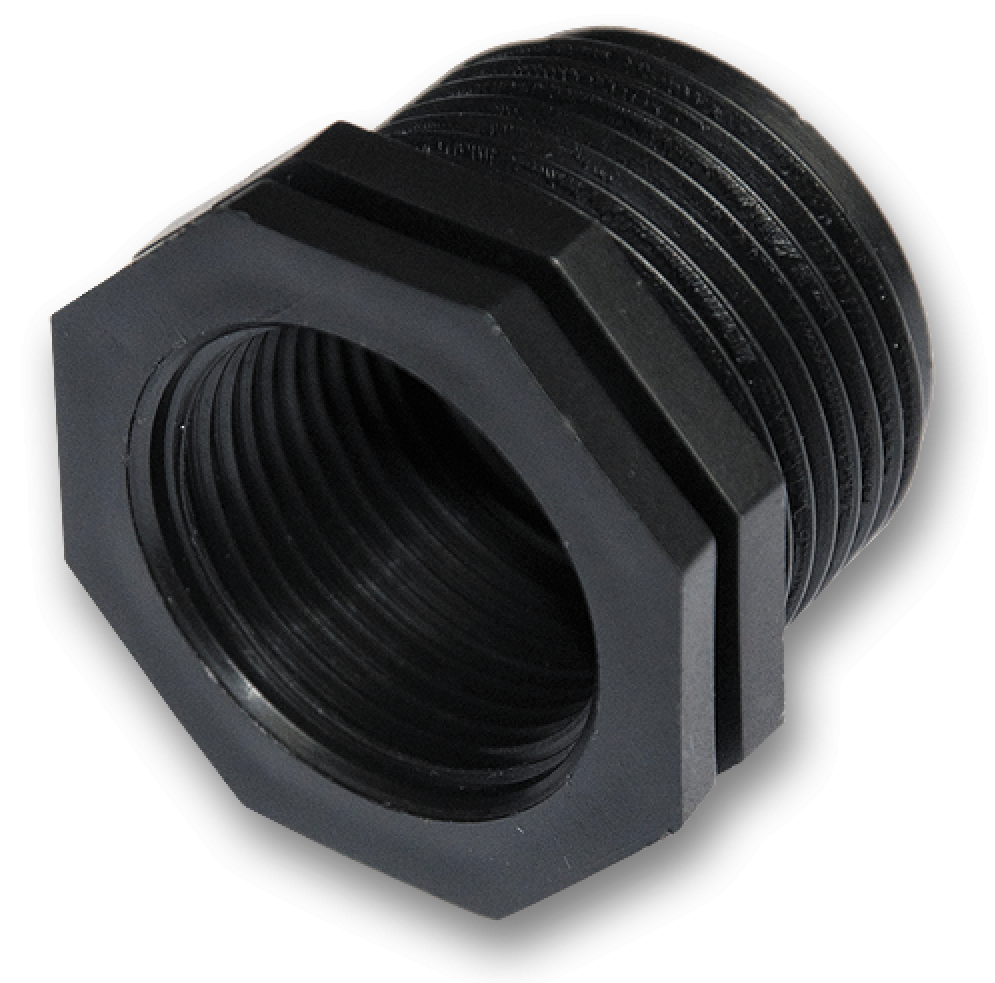 IBC 2” S60X6 Lid with Heavy-Duty Plastic Valve and 13mm Brass Hose Tail