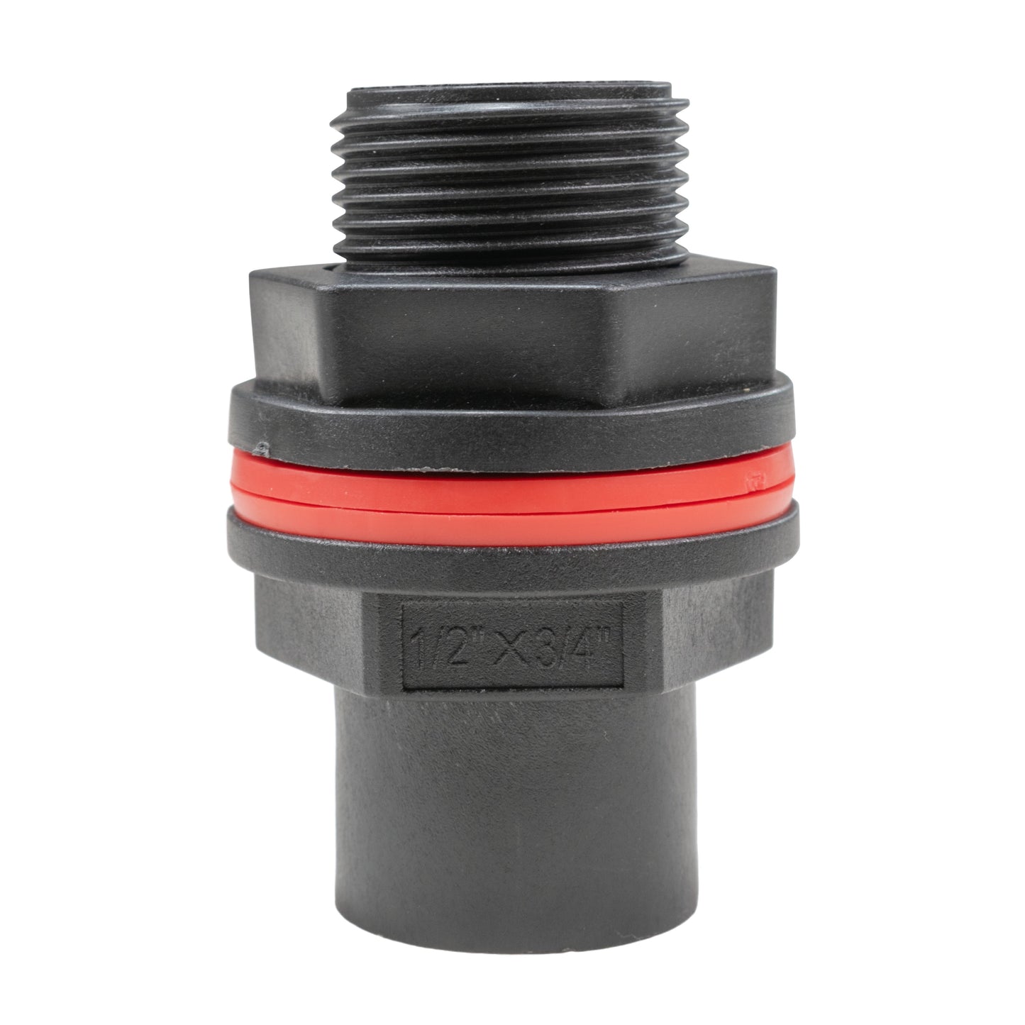 Water Butt Connector with 3/4" BSP Male and 1/2" BSP Female Threads