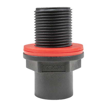 Water Butt Connector with 3/4" BSP Male and 1/2" BSP Female Threads