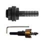 1/2" BSPM Tank Connector with Washer, Nut & 1/2" Barb – Includes Drill Bit