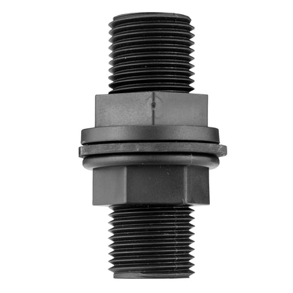 1/2" BSP Water Butt Fitting Set with Metal Female Bib Tap and Male Quick-Connect Adapter