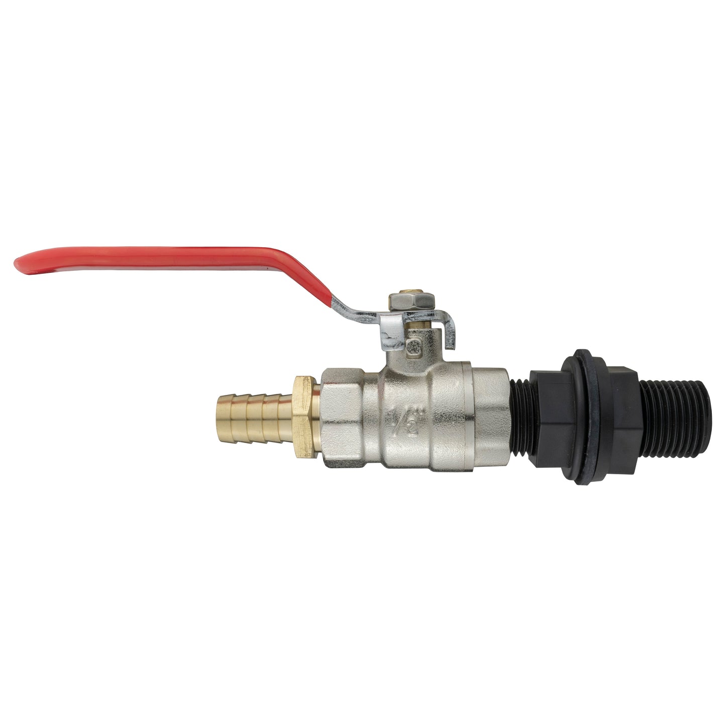 1/2’’ BSP Water Butt Set with Lever Tap and 13mm Brass Hose Connector