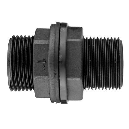 1’’ BSP Water Butt Tap Set with Durable Metal Valve and Quick-Fit Connector
