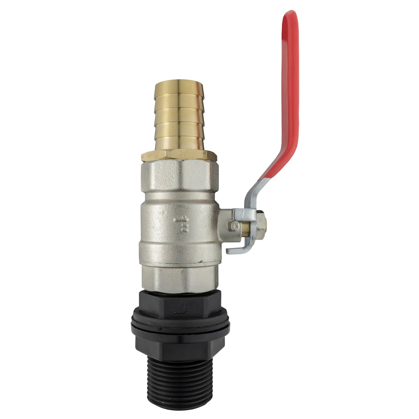1’’ BSP Water Butt Set with Lever Tap and 25mm Brass Hose Connector