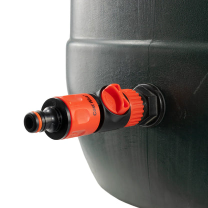 BSP Tank Connector with Hose Tail – Water Butt Bulkhead Fitting with Nut & Washer