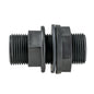 BSP Tank Connector with Hose Tail – Water Butt Bulkhead Fitting with Nut & Washer