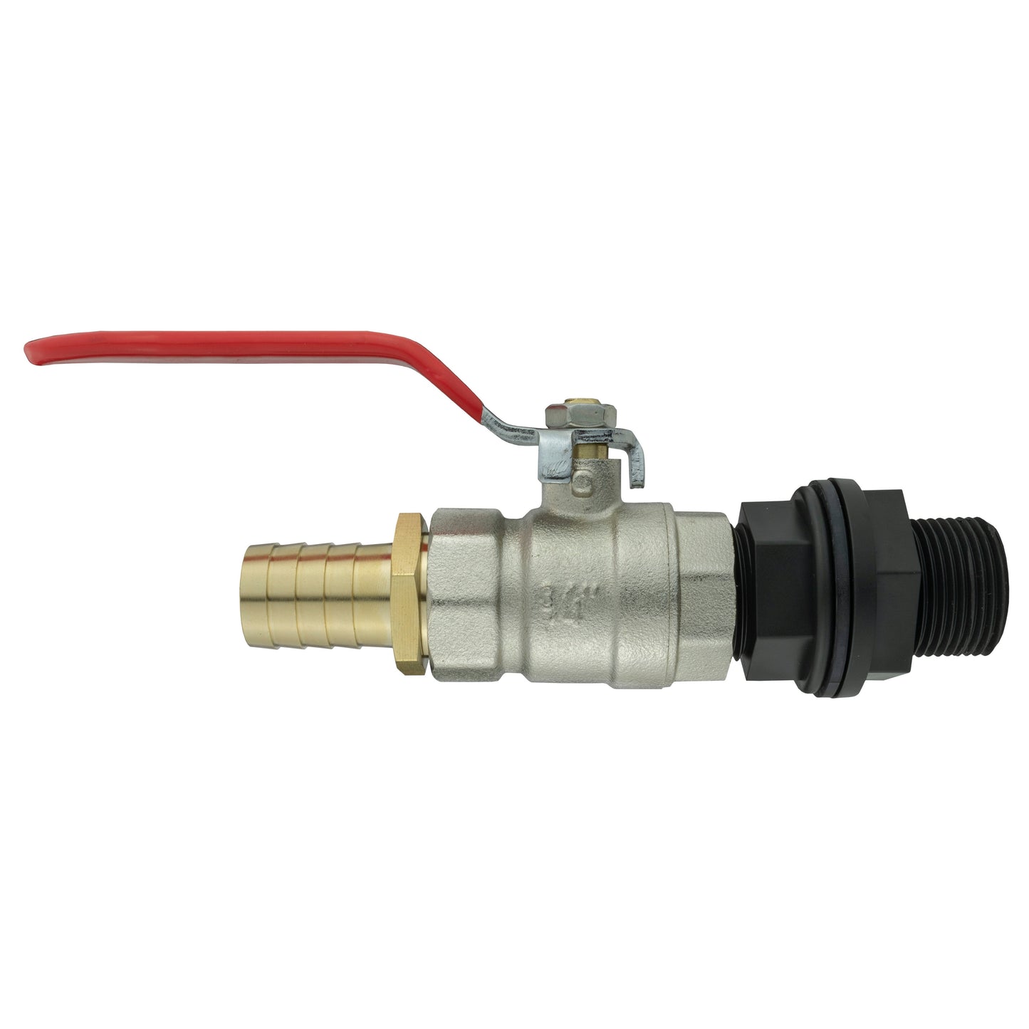3/4’’ BSP Water Butt Set with Lever Tap and 25mm Brass Hose Connector