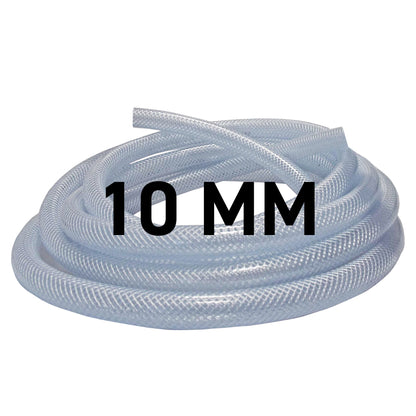 Clear Reinforced PVC Hose Pipe 10mm x 1.6mm
