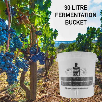 30L Homebrew Fermentation Bucket with Tap