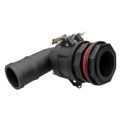 Water Butt Camlock Male Adapter Including Elbow Hose Tail