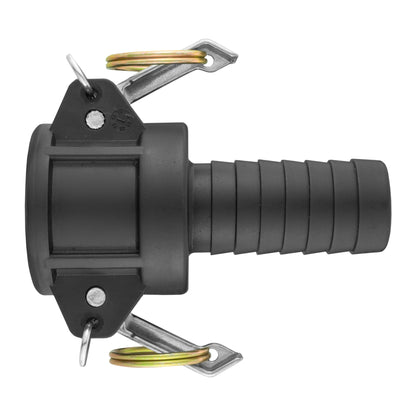 IBC 2” S60X6 Adapter with 1” Male Camlock and 1” Type C Coupling