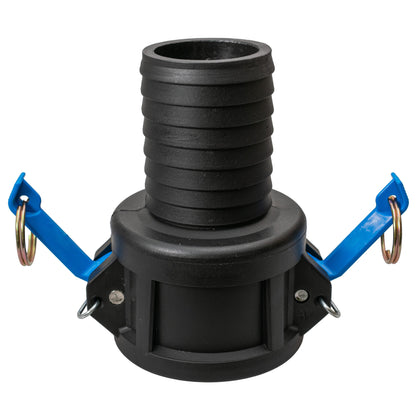 IBC 2” S60X6 Cap Fitted with ¾” Type F & C Camlock Quick Connectors